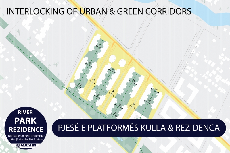 River Park Residence, projekti që tërheq investitorë me vizion afatgjatë, apartamente direkt nga zhvilluesi dhe investitori Mason - Inter Construction Group.